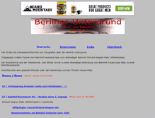 Tablet Screenshot of berliner-untergrund.de